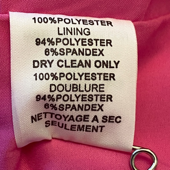 Trina Turk Jacinta Shift Dress Petal-Sleeve - Pink/Snapdragon Size 0 - Picture 13 of 16